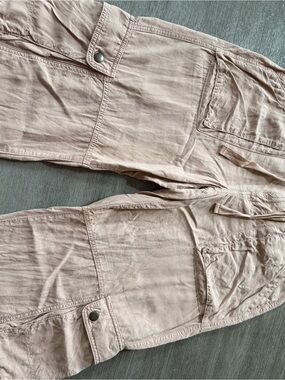 Pilcro Cargo Pants in Light Pink